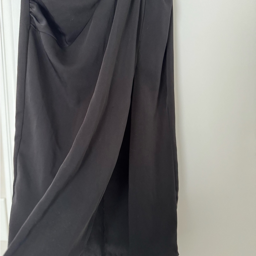Zara women’s black slid in the front mini dress size XS - Picture 5 of 8